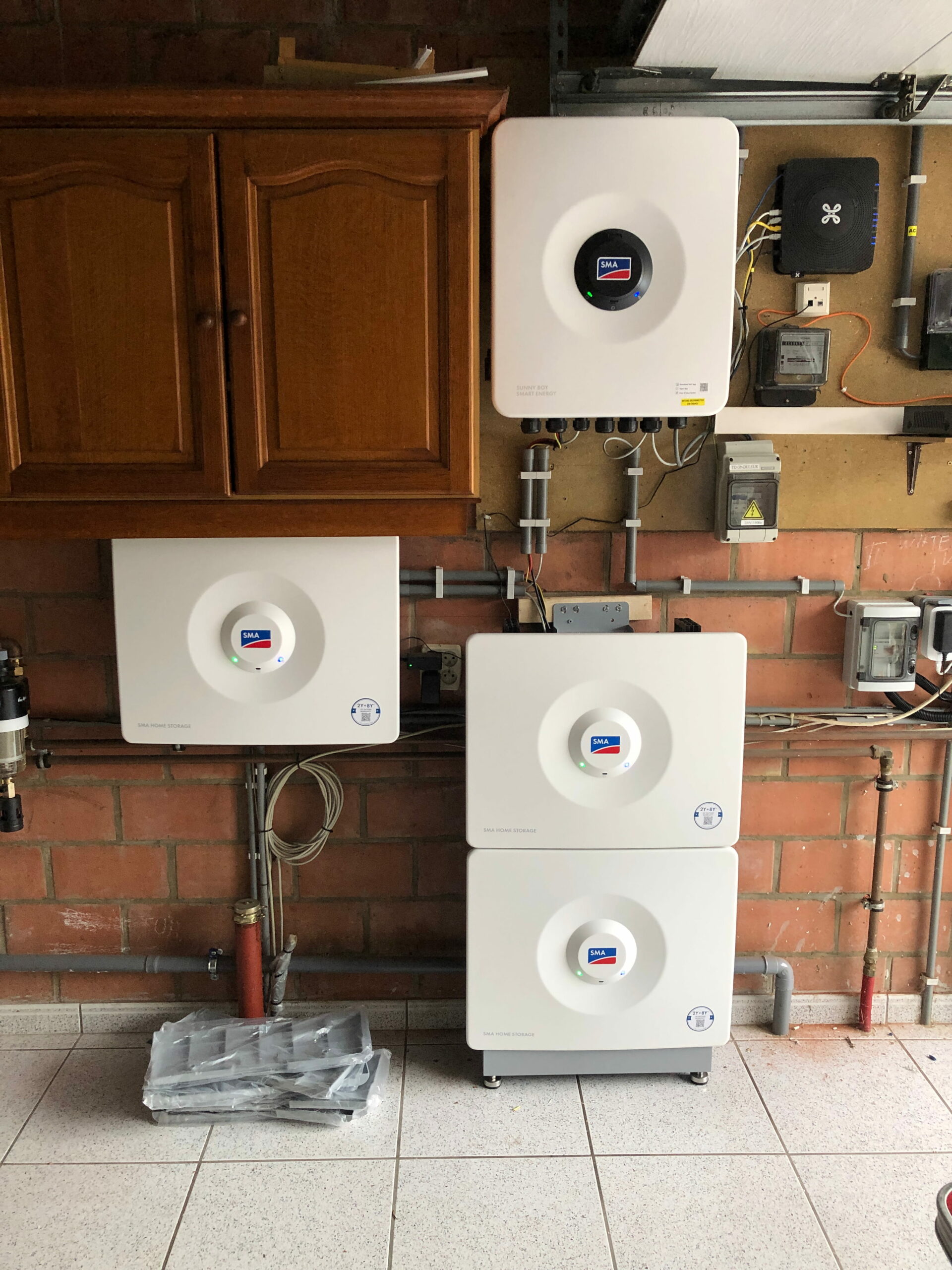 Batterie installée chez un client par Finale24